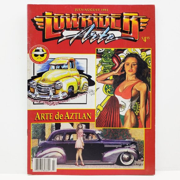 Lowrider Arte Magazine Vintage 1993 July/August Issue Aztlan Artwork Unread - Picture 1 of 11